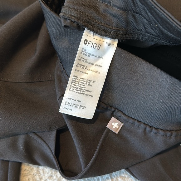 Figs HW Zomora Joggers size XS/T Color Black - Picture 5 of 5